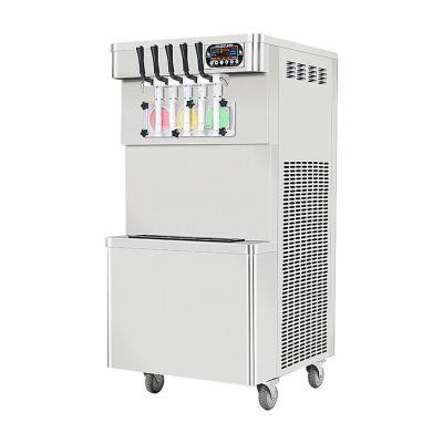 China Soft Serve Ice Cream Machine with 304 Food Grade Stainless Steel and Five Flavors for sale