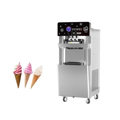 Chine 40L / H contrôle intelligent machine à vendre de crème glacée à plat pour dessert à vendre