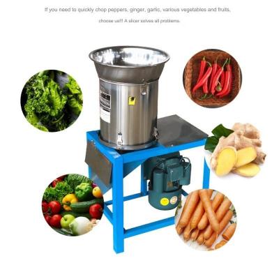 China Easy Operate 220v Vegetable Cutter 30kg Weight Large Output Speed Control Chili Machine for sale