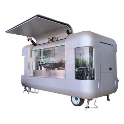 China Stainless Steel Camping Base Dining Car with Long Service Life and Mobile Snack Truck for sale