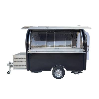 China Multifunctional Towable Food Trailer with Cooking Equipment Electric Mobile Kitchen Cart for sale