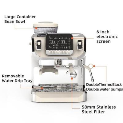 China Commercial Coffee Machine 3-Speed Steam and Milk Foam for Delicious Turkish Coffee for sale