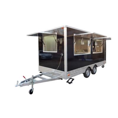 China Kitchen Equipment Equipped Container Snow Cone Trailer for Ice Cream and Cold Drinks for sale