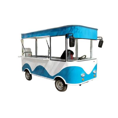 China Electric Power Food Shop Snack Cart Store on Fully Equipped Mobile Food Truck Trailer for sale