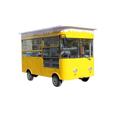 China Mobile Kitchen Hot Dogs Hamburgers Pizza BBQ Fast Food Trailers Cart for Street Vending for sale