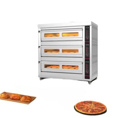 China Restaurant Food City Bakery Equipment Multi-Layer Customizable Deck Ovens for Baking for sale