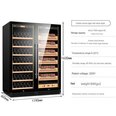 China Intelligent Wine Cooler with High Appearance and Constant Temperature Display Cabinet for sale