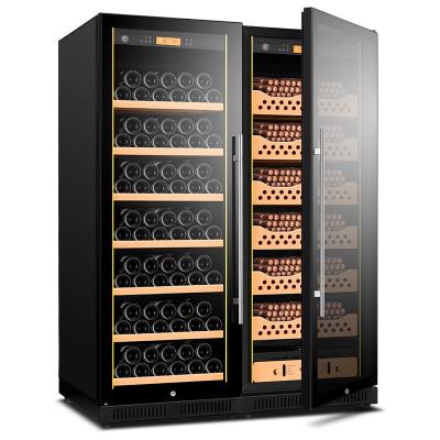 China Display de bodega inteligente 2024 Refrigerador de vino con enfriamiento por aire y compresor en venta