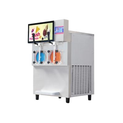 China Refrigerant R410a Ice Slush Slushie Machine for Restaurant Snow Melting at Cafeteria for sale