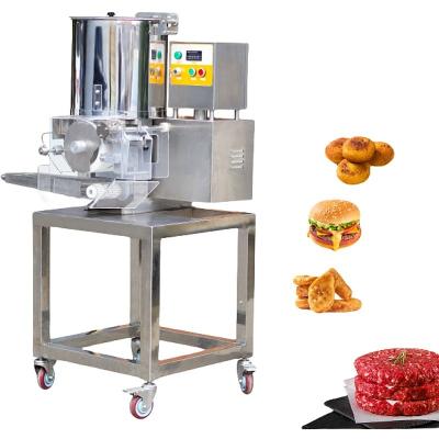 China Function Hamburger Patty Molding Machine 100kg Weight 0.55kw Power 30L Barrel Volume for sale