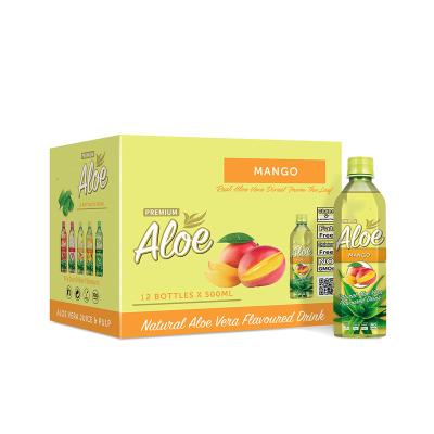 China Chinese Aloe Vera Health Drink Grape Flavor, Natural Sugar Free In Bottle Whole Sale Strawberry Flavor With Aloe Pulp for sale