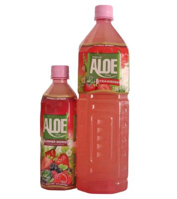 China Non-Alcoholic Plastic Aloe Vera Aloe Vera Juice Glucose Beverage Bottle 500ml Bottle Supplier for sale