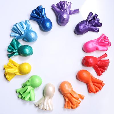 China Factory direct sales modern wedding birthday party opening stage layout 12 inches 2.8 grams 100 round pearl balloons for sale