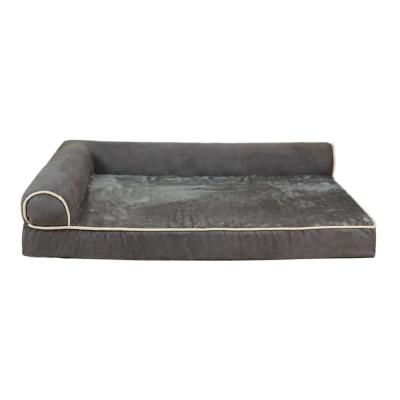 China Amazon Sustainable Hot Sale High Quality Plush Removable And Washable All Season Dog Sofa Bed for sale