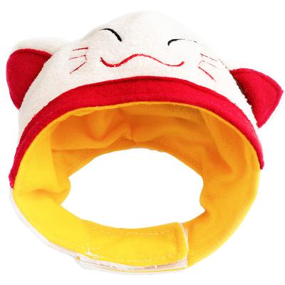 China Small Stocked Soft Animal Cat Hat Cross Dress Cute And Comfortable Cat Headwear for sale