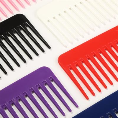 China Plastic salon wave teeth comb and wide teeth for sale