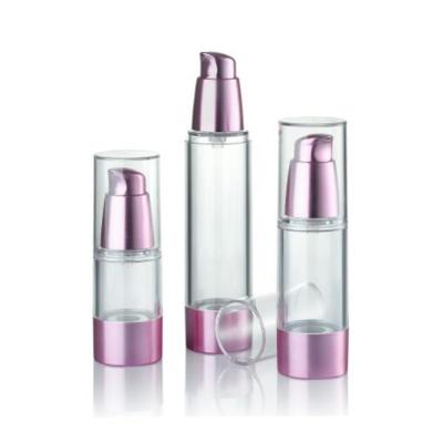 China Refillable 50ml Airless Bottle With Different Pumps For Skincare for sale