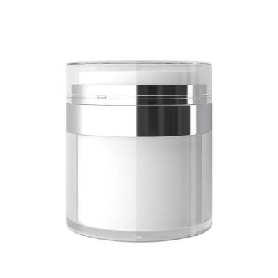 China 15G 30G 50G 100G Plastic Airless Jar With Vacuum Pump Customized Colors For End Packaging for sale