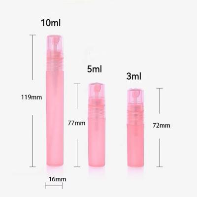 China 3ML 5ML & 10ML Plastic Perfume Sprayer Pen Empty Container for Perfume With Matte Color Finished for sale