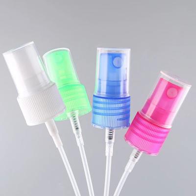 China 18 / 410 Plastic Fine Mist Sprayer for Bottles in Multiple Colors Screw for sale