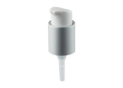 China Aluminum Silver Closure Cream Pump Dispenser 24/410 With Plastic Pp Material for sale