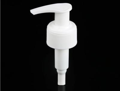 China Bathroom Plastic Lotion Pump , Ribbed Left Right Hand Lotion Pump Dispenser 24/410 for sale