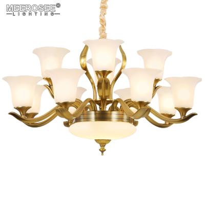 China Art Decor MEEROSEE New Modern Design Luxurious Chinese Style Chandelier Lighting for Restaurant Hotel Lobby Living Room Lights MD85853 for sale