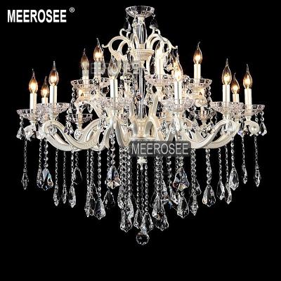 China Large Crystal Beaded Chandelier Huge Luxury Art Decor MEEROSEE Hotel Amenities Seven Star MD2152 for sale