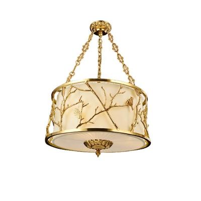 China Luxury Contemporary Nordic Indoor Copper Chandelier Design Style Chandelier Meerosee Lighting Fixtures Oriental Lamp TD-0941 for sale