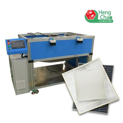 China Ângulo 1.5KW que corta o filtro de HEPA que faz a máquina 150mm-600mm o filtro longo à venda