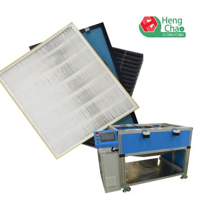 China Automatic 220v 50hz Ac Filter Making Machine 450mm Wide for sale