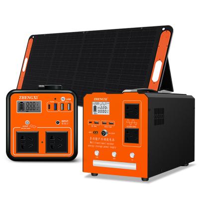 China Quick Charge Support 220V Outdoor Portable Mobile Power Banks & Power Station Emergency Energy Storage battery 500W 1000w 568wh 2000w Solar Generator for sale