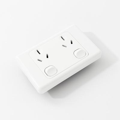 China Living Room Manufacturers Vintage Wall Socket Custom AU Double Wall Smart Socket for sale