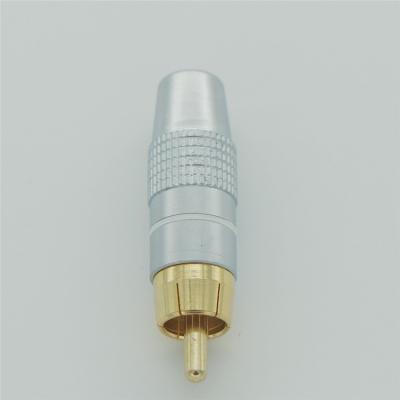 China Used For High Quality Earphone PC Audio Splitter RCA Plug With Shell Soldering Type for sale