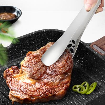 China Amazon Cookware Stainless Steel Grill Viable Hot Selling Camping Thickened Multifunctional Korean Barbecue Food Forceps Steak Staple for sale