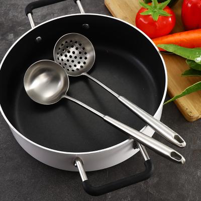 China Viable creative cookware, metal stainless steel hot pot spoons, hot pot cookware permeable spoon for sale