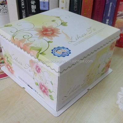 China High Quality Recycled Materials Paper Wholesale Custom Cheap Wedding Cake Box for sale