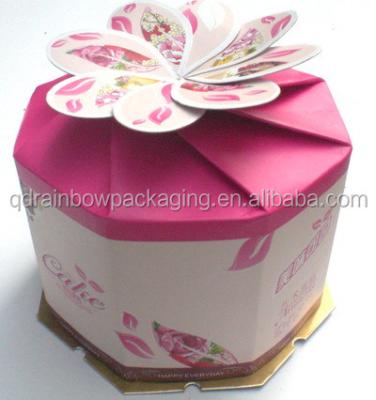 China Enough Recycled Materials Custom Cake Packaging Boxes for sale