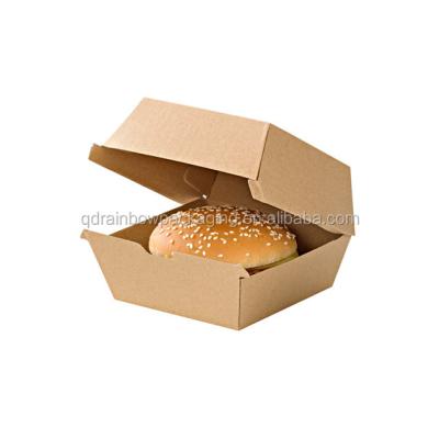 China Biodegradable cheap burger box/cardboard *FB20131101-80 burger box/bite stick for sale