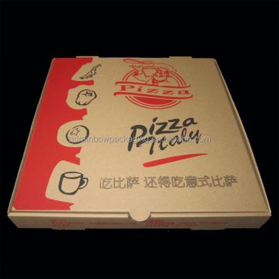 China Cheap Biodegradable Pizza Boxes Custom Design Pizza Box for sale