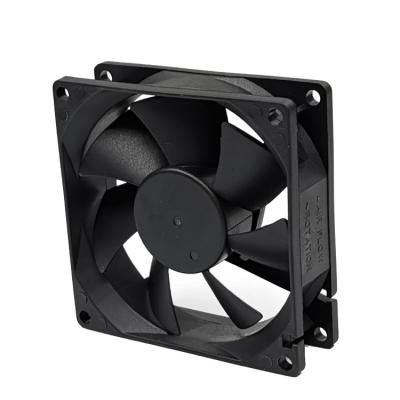 China Economy 8025 80x80x25mm DC 12v 3000rpm 2pin Power Cooler Low Noise Brushless PC Computer Ventilation Axial Fan for sale