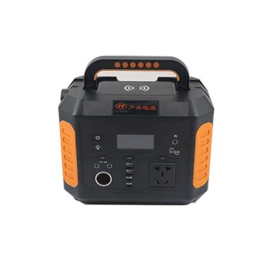 China Portable LED Display Power Station 500W Lithium Battery Pack Outdoor Solar Rechargeable Mobile Power Supply for sale