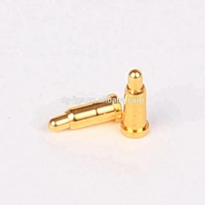 China Highly demanded pogo spring pin of high wear resistance and high hardness with gold plating for sale