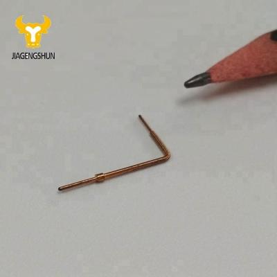 China Custom PCB Adapter Small Bending 90 Degree Pogo Pin Soldering On PCB for sale