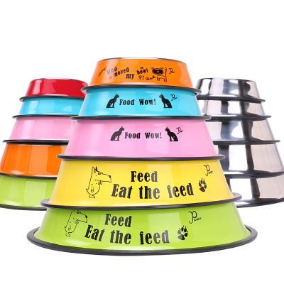 China Wholesale Viable Double Wall Stainless Steel Dog Bowl Manufacturer Stainless Steel Pet Bowl With Logo Custom for sale