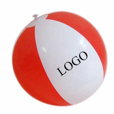 China Waterproof Promotional Customized Logo Pvc Inflatable Beach Ball for sale