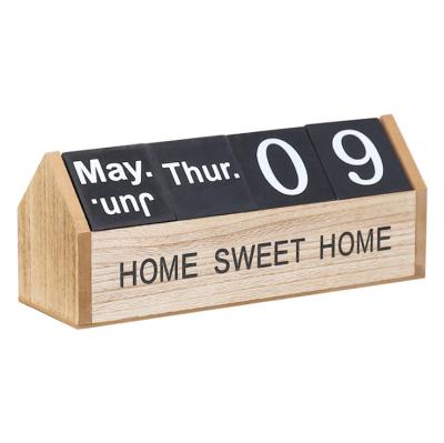 China Eco-friendly creative wooden engraved design of 2021 calendar for sale