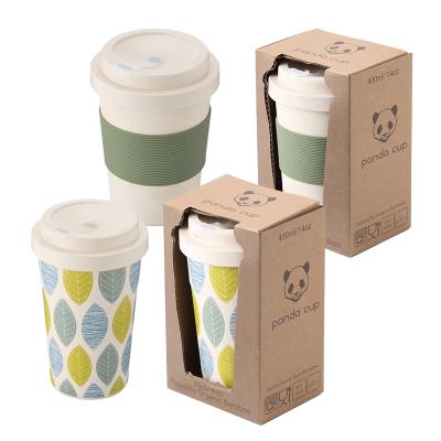 China Eco - Friendly Bamboo Powder 350ml Coffee Mug With Plug for sale