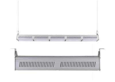 China DLC 130Lm / W LED Linear High Bay Light , 200W Linear High Bay LED Warehouse Lighting for sale