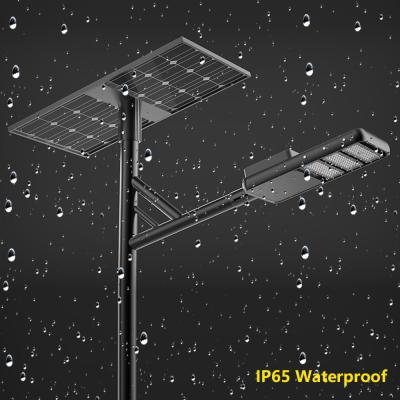 China 60w 150LM/w Remote Control Solar Powered Led Street Lights for sale